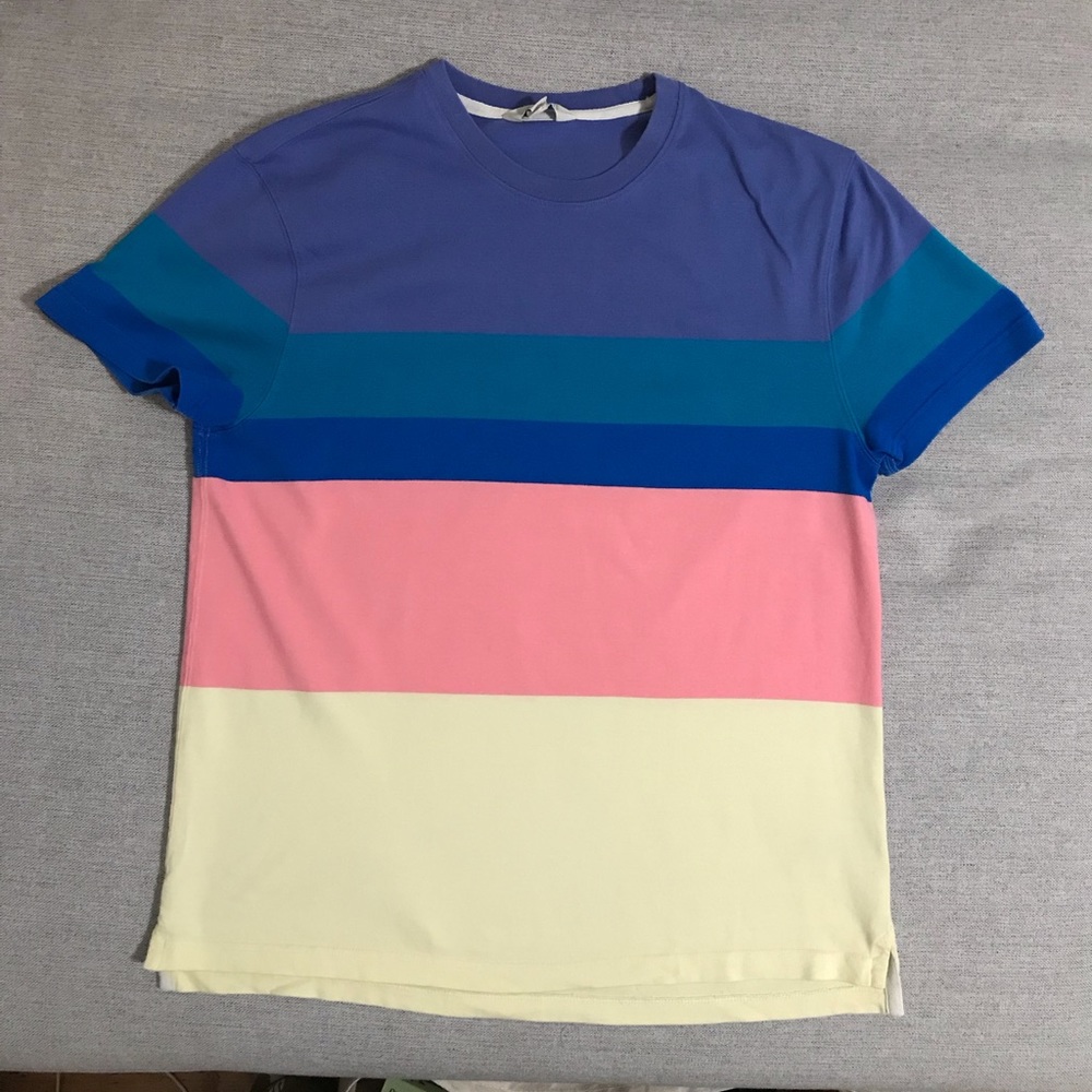 J. Crew rainbow rugby T-shirt